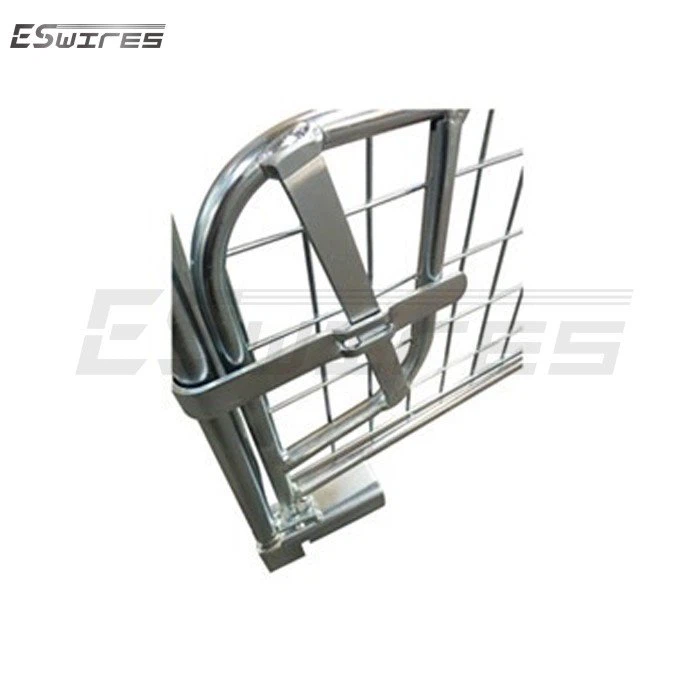 metal cages and pallets lock
