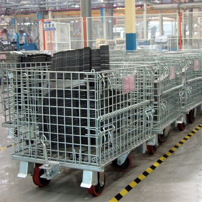 Wire Mesh Pallet Basket Container